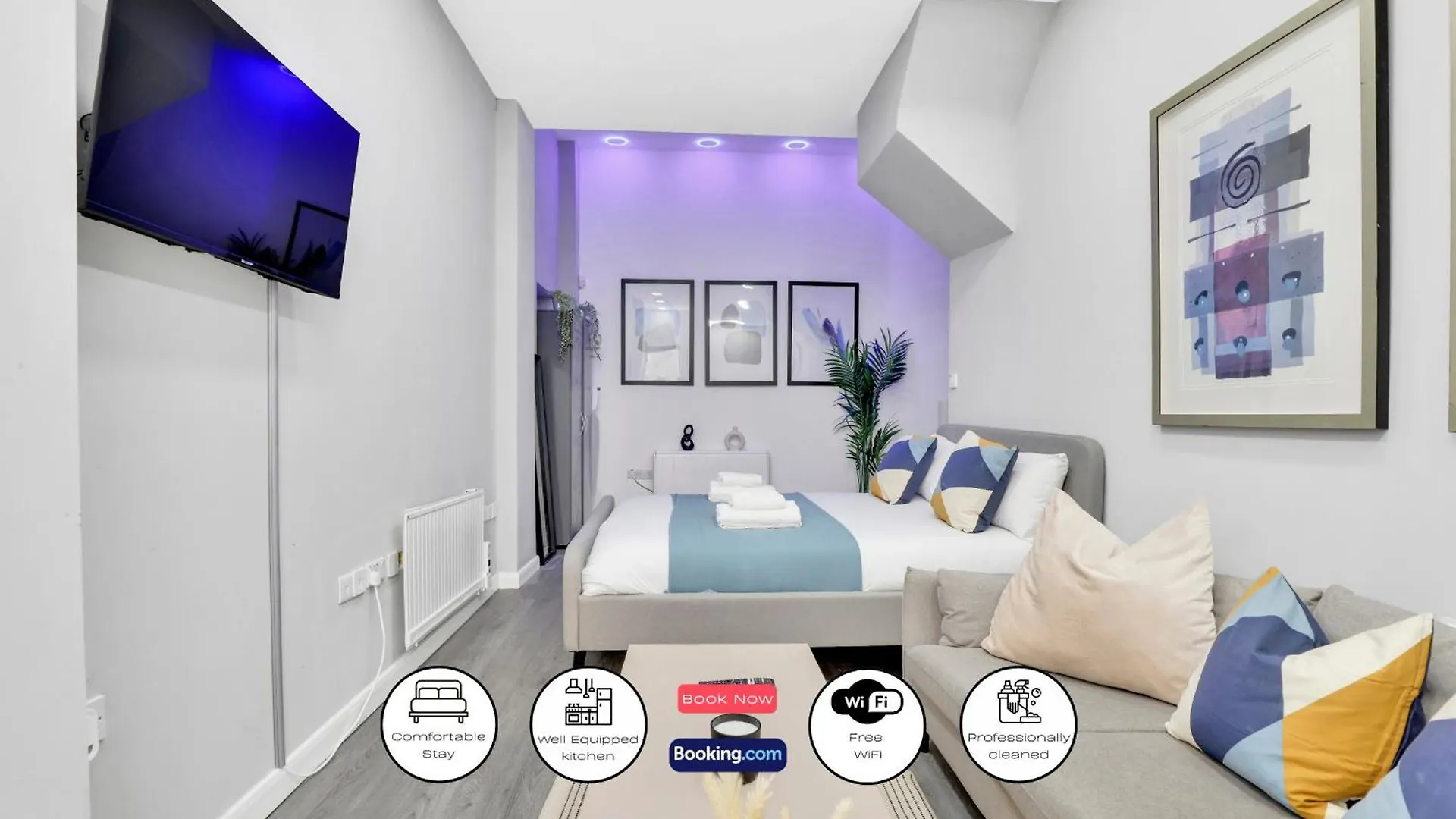 One Bedroom Apartment Short Term Rental & Flexible Renting Shoreditch With Free Wi-Fi location